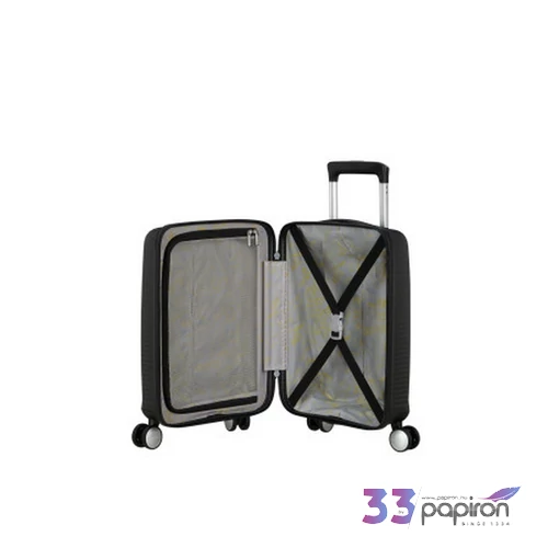 American Tourister 47/16 SOUNDBOX MINI SPINNER 152934/1027-Bass Black