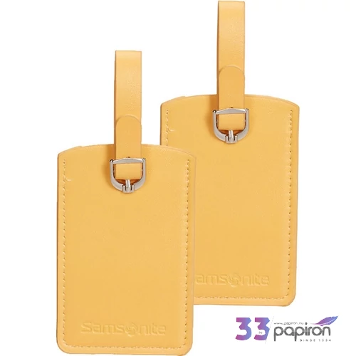 Samsonite bőröndcímke rectangle Luggage tag x2 121307/2022 Napraforgó