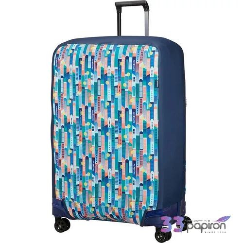 Samsonite bőröndhuzat L '25 Ta Revolution Foldable Luggage Cover L 155586/T152-City Print