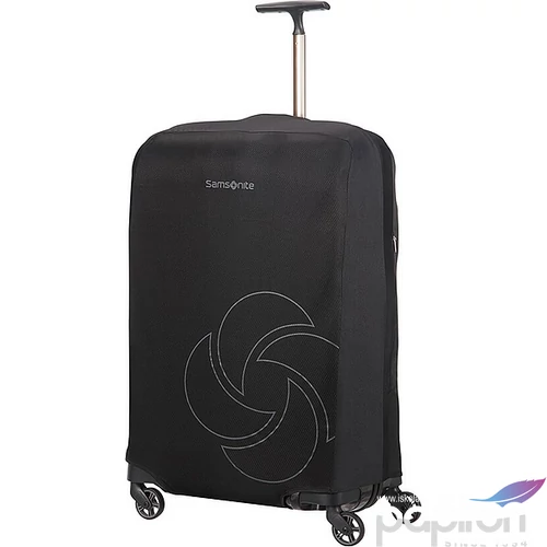 Samsonite bőröndhuzat M foldable Luggage cover 121224/1041 Fekete