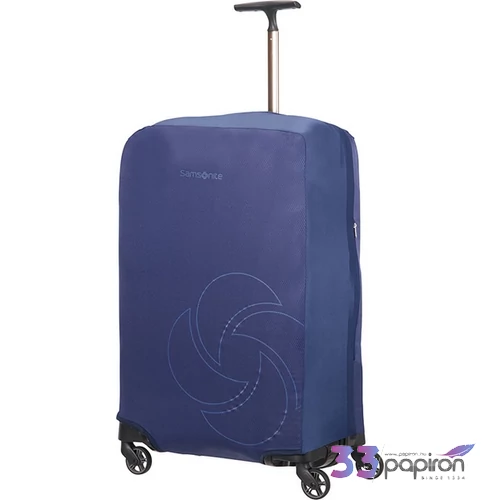 Samsonite bőröndhuzat M foldable Luggage cover 121224/1549 Éjkék