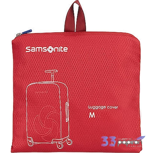 Samsonite bőröndhuzat M foldable Luggage cover 121224/1726-Red