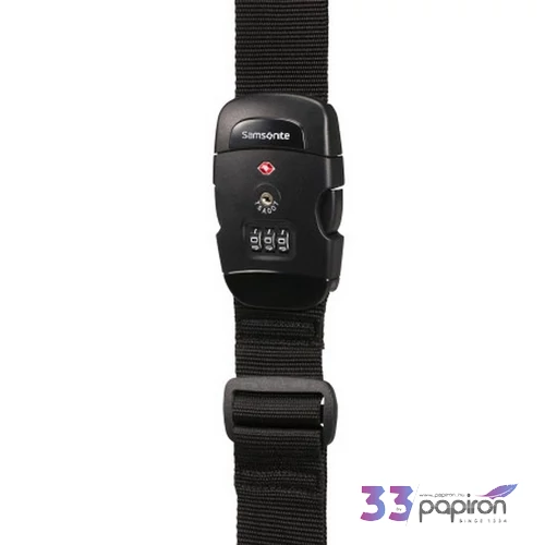Samsonite bőröndszíj Global Ta Luggage Strap/Tsa Lock 121313/1041-Black