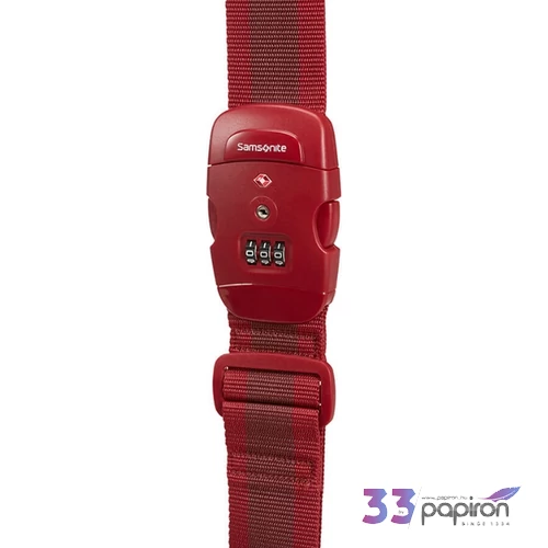 Samsonite bőröndszíj Luggage strap/tsa lock 121313/1726 Piros