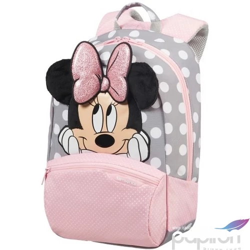 Samsonite Disney hátitáska DISNEY ULTIMATE 2.0 22x35x14,5 106708/7064 glitter Minnie pink/szürke