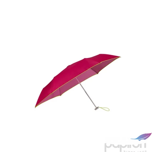 Samsonite esernyő Alu Drop S 3 Sect. Manual Flat 108962/A023-Dark Pink/Grass Green