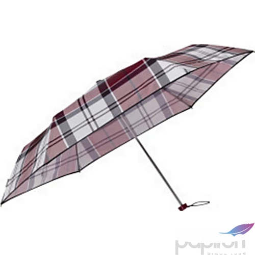 Samsonite esernyő Alu Drop S 3 Sect. Manual Flat Garnet 108962/A465-Red Check