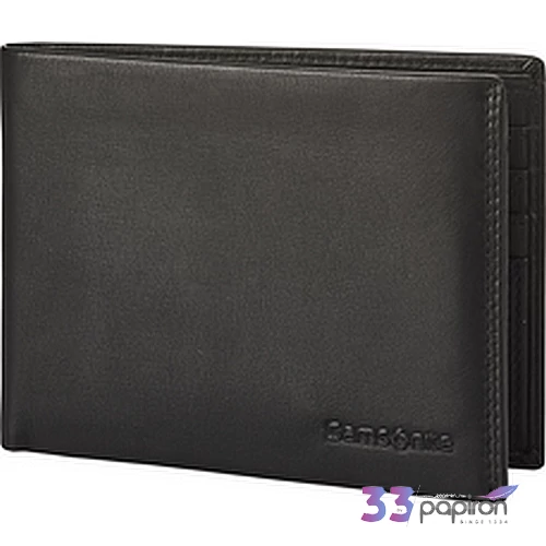 Samsonite pénztárca férfi Attack 2 SLG 005 - B 8 Cc+2 C 123997/1041-Black