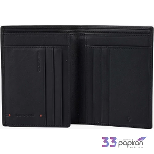 Samsonite férfi pénztárca bőr Simpla SLG 137 - W 6Cc+Hfl+2W+2C 135023/1041-Black