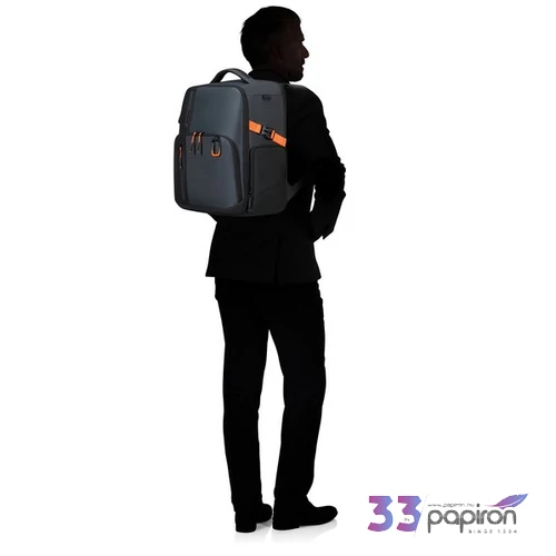Samsonite hátizsák 26' Biz2Go Underseat Backpack S 158708/A574-Graphite/Apricot