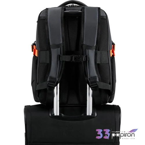 Samsonite hátizsák 26' Biz2Go Underseat Backpack S 158708/A574-Graphite/Apricot