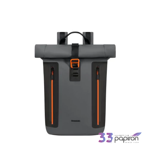 Samsonite Coatify Biz Rolltop hátizsák Graphite/Apricot