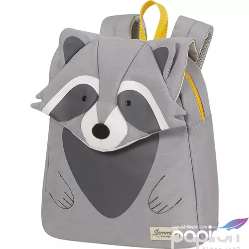 Samsonite hátitáska Happy Sammies Eco Backpack Raccoon Remy 132082/8734-Raccoon Remy