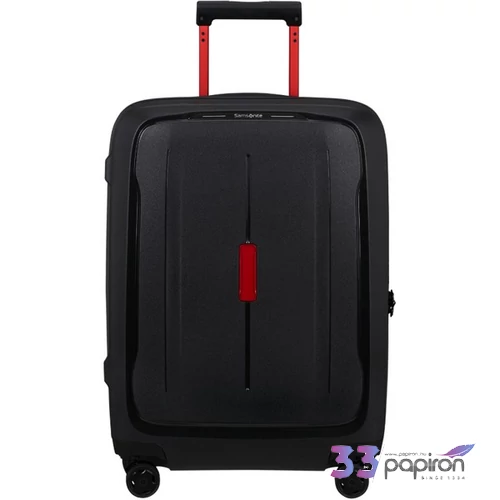 Samsonite kabinbőrönd 26' Essens Spinner 55/20 Exp Zip 158554/1186-Charcoal/Red