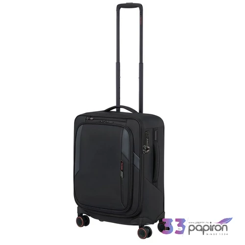Samsonite kabinbőrönd 26' Glazed Spinner 55/20 Exp 159765/1041-Black