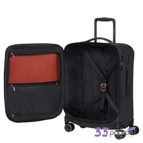 Samsonite kabinbőrönd 26' Glazed Spinner 55/20 Exp 159765/1041-Black
