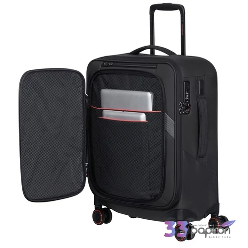Samsonite kabinbőrönd 26' Glazed Spinner 55/20 Exp 159765/1041-Black