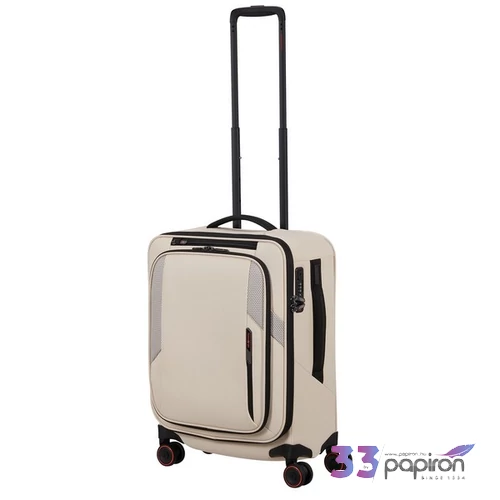 Samsonite kabinbőrönd 26' Glazed Spinner 55/20 Exp 159765/2038-Sandstone
