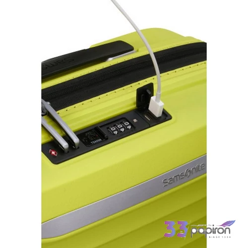 Samsonite kabinbőrönd 55/20 25 Upscape Spinner 55/20 Exp 143108/1515-Lime