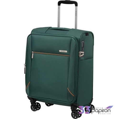 Samsonite kabinbőrönd 55/20 Base Breeze Spinner 55/20 Exp 154779/1259-Dark Green