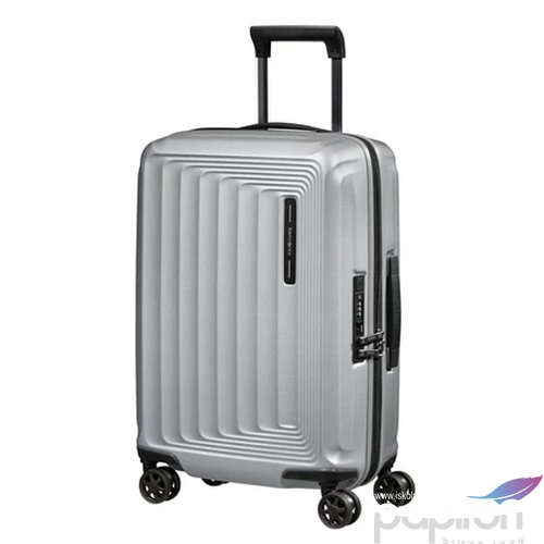 Samsonite kabinbőrönd 55/20 Nuon Spinner 55/20 Exp 22' 134399/4052-Matt Silver