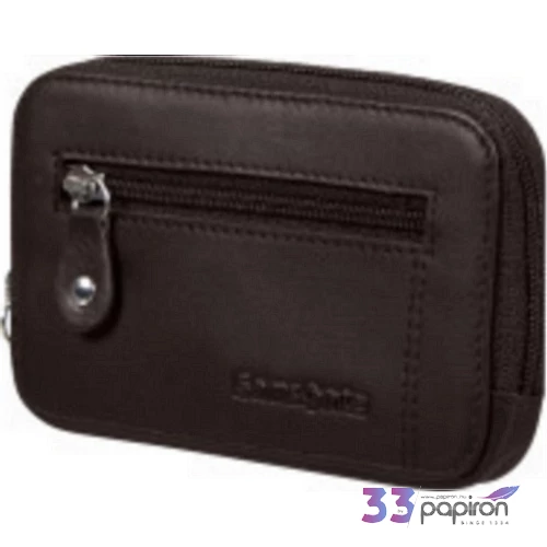 Samsonite kulcstartó Attack 2 SLG 524-Z Round Key Pouch+2R 127078/1320-Ebony Brown