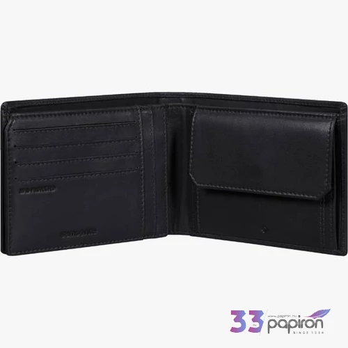 Samsonite pénztárca Attack 2 SLG 047 - B 10Cc+Vfl+C+2C 144446/1041-Black
