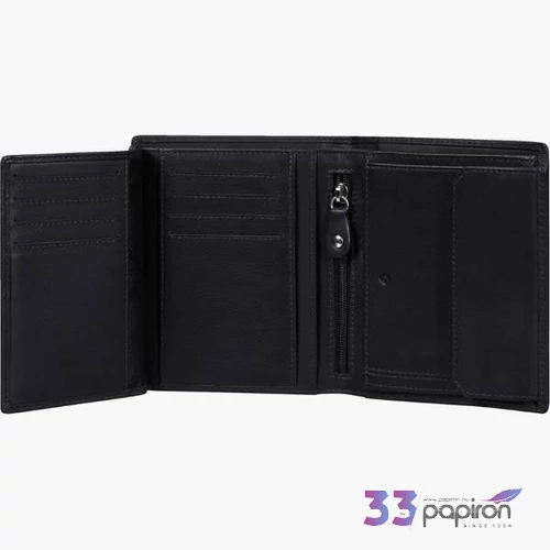 Samsonite pénztárca Attack 2 SLG 147 - W 15Cc+Hfl+C+Z+2C 144451/1041-Black