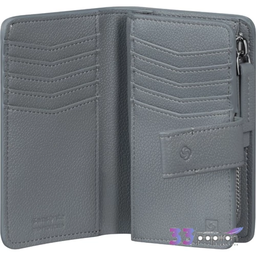 Samsonite pénztárca BRIGHTBEYOND SLG-361 - L W 10CC+ZIP EXT 151707-B107 SMOKE GREY