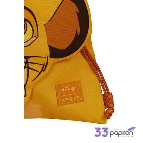 Samsonite tornazsák gyerek 26' Sammies Disney Gym Bag Disney 160189/B016-Simba