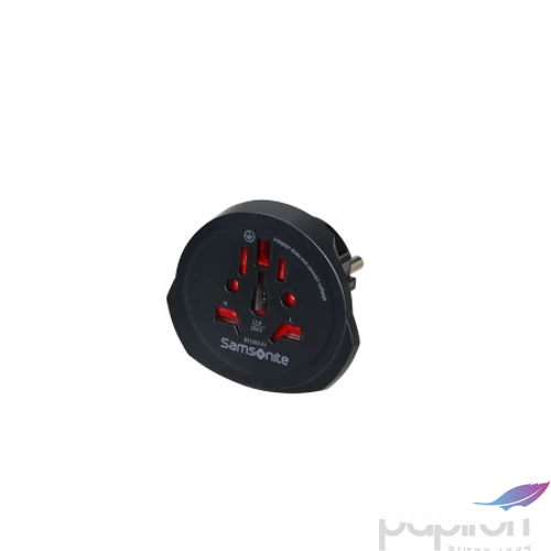 Samsonite utazó átalakító 25' Global Ta World To Europe Adaptor 149589/1041 Black