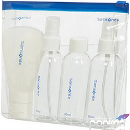 Samsonite utazó csomag Global Ta Bottle Set Pack Of 4 121362/1873-Translucent
