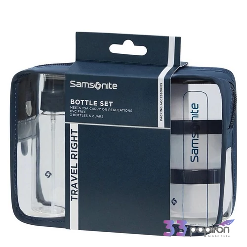 Samsonite utazó csomag Ta Revolution Bottle Set 155569/1549-Midnight Blue