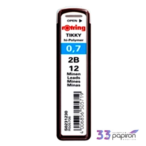Nyomósironbetét 0,7 2B Tikky Rotring S0231230/R505706