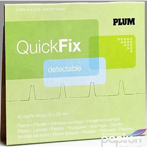 Sebtapasz utántöltő 45 darabos kék PLUM ME7072