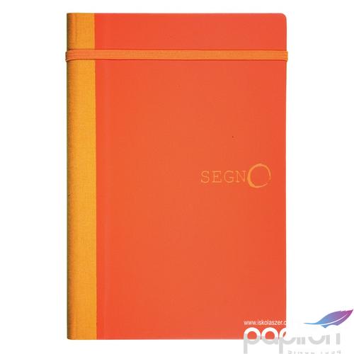 Jegyzetfüzet notes Segno vonalas 9,5x13,5 cm Narancs