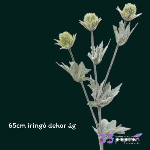 Selyemvirág - művirág 24' Iringó türkiz-fehér 13cmx12cmx67cm sdkae