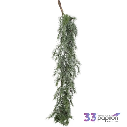 Selyemvirág művirág girland Cedrus glauca girland 130x36x13cm DST