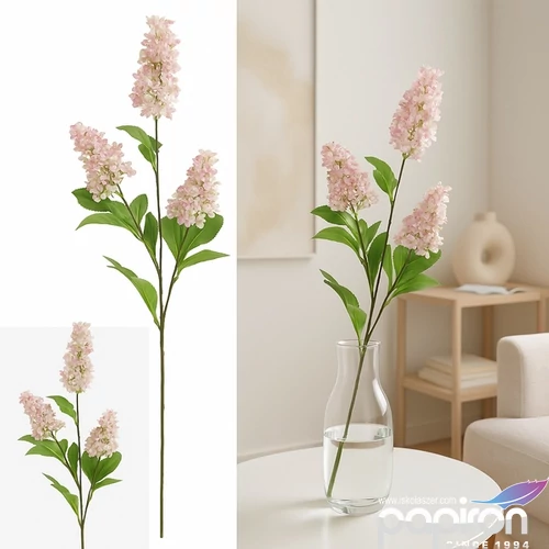 Selyemvirág - művirág Fatsia japonica pink SDDST53