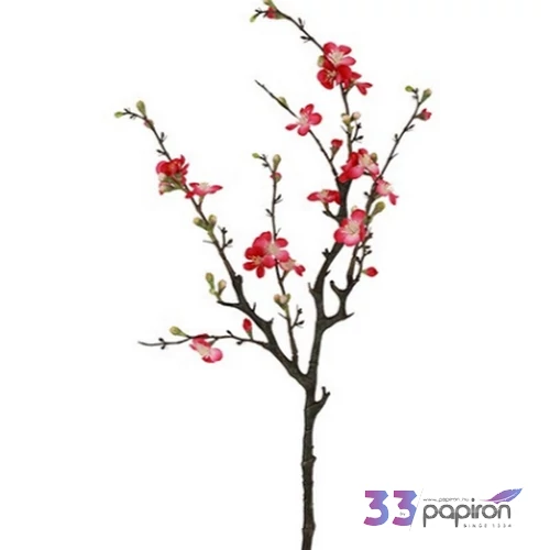 Selyemvirág művirág 72,5cm cseresznyevirág 72,5x17,5x3,75cm DST5 pink élethű virágokkal