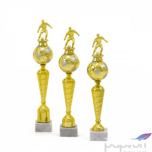 Serleg labdarúgó arany 37cm magas 