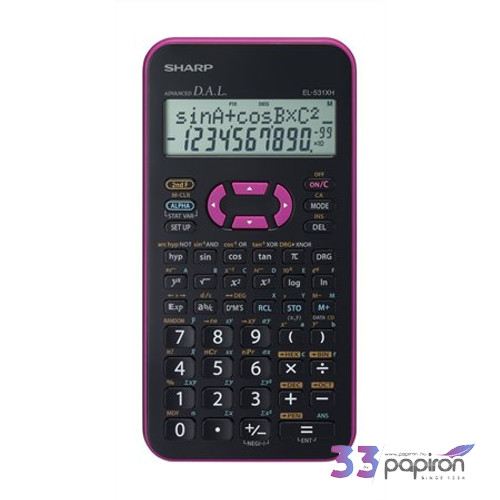 Számológép Sharp EL531 Tudományos számológépek pink SHARP EL531
