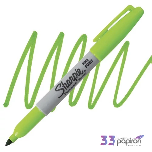 Sharpie Alkoholos marker 0,9mm, gömbölyű, limezöld Sharpie 