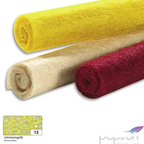 Sisal Folia tek.45x200cm csillámos c.sárga 
