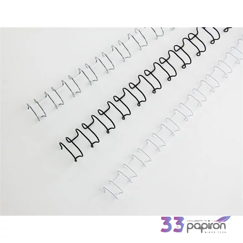 Spirál 14 mm GBC fém, 2:1, 130 lap MultiBind 21,  fehér GBC165481