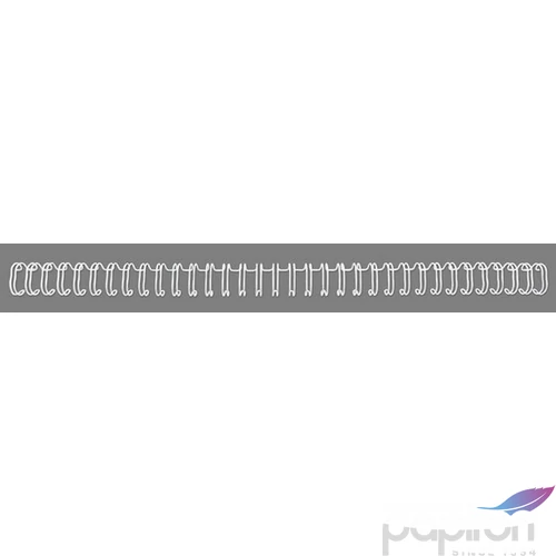 Spirál 14 mm GBC fém, 3:1, 125 lap WireBind, fehér GBC810970