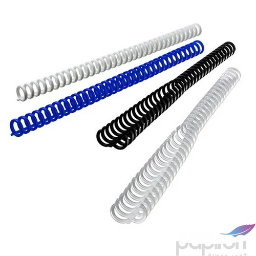 Spirál 16 mm GBC műanyag, 145 lap fekete GBC387357