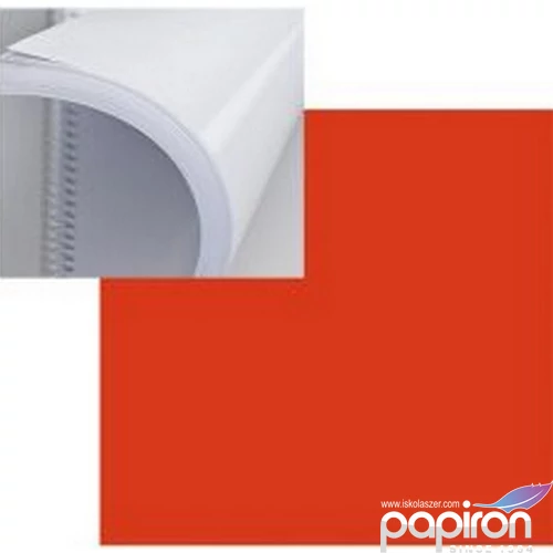 Spirál hátlap A4 Fornax High Gloss - fényes piros 230gr