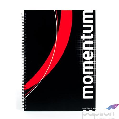 Spirálfüzet A4 Victoria Momentum 90lap lefűzhető lapok kockás Irodai füzet Victoria 908700CCWG