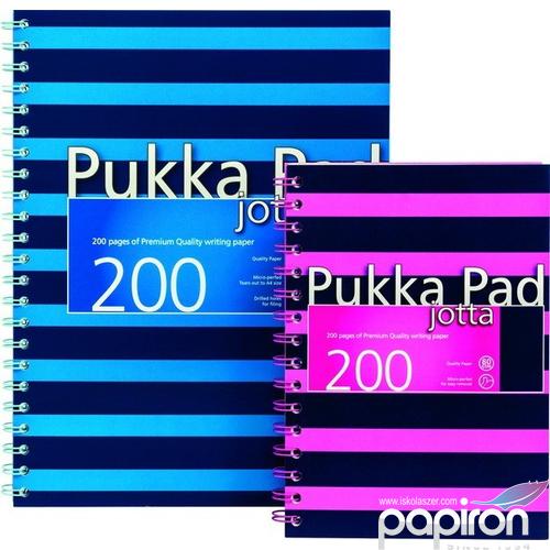 Spirálfüzet A4 Pukka Pad Jotta Navy Blue 200old. vonalas 6675-NVY